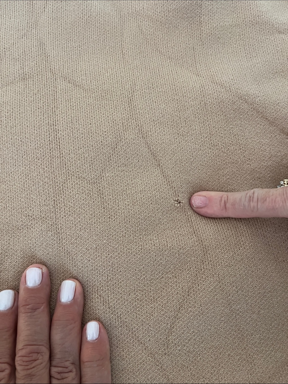 entro Camel Ribbed Funnel Neck Sweater - Picture 9 of 9